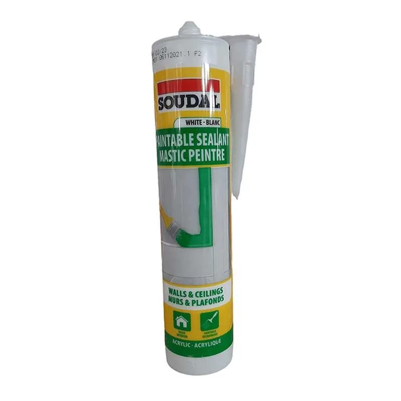 soudal-acrylic-sealant-paintable-white-270ml-securadeal-1 | Securadeal Soudal Acrylic Sealant Paintable White 270ml Premium Adhesives Sealants Tapes from Soudal