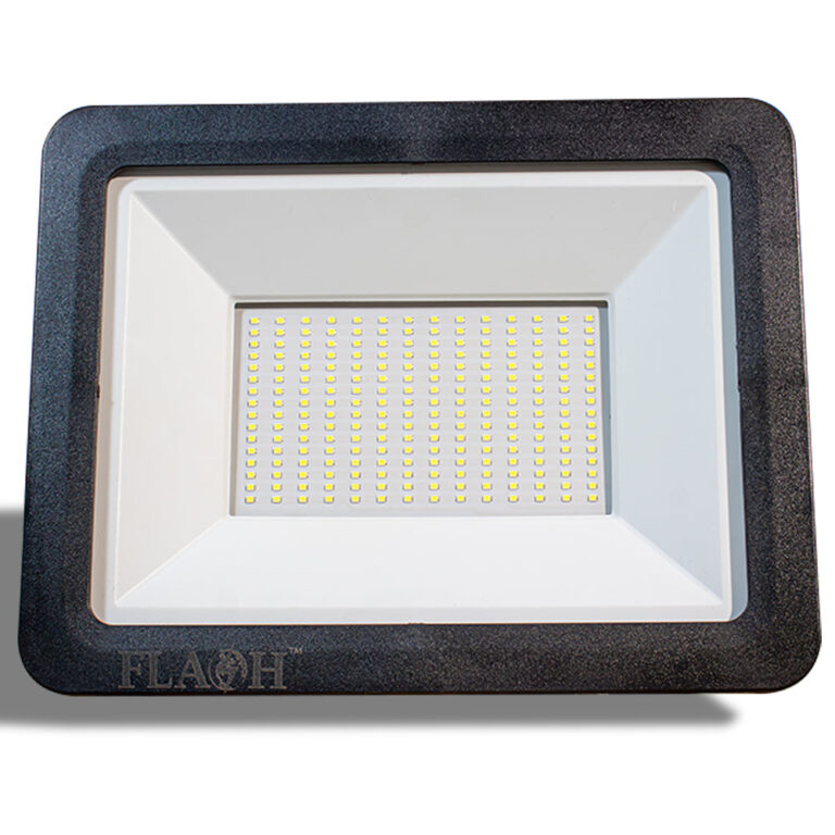 FLASH High Power Slim LED 150W Floodlight Daylight 6000K Matt Black - Premium Light Bulbs from FLASH - Just R 908! Shop now at Securadeal