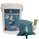 1 | Securadeal Plastic Bucket Labeled eco Rubber Diy Kit with Additional Accessories Blue Bag Small Paintbrush Roller Handle and Nozzle