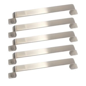 ROCO Flat D Cupboard Handle Satin Chrome 160mm ( 5 Pack ) - Premium Hardware from ROCO - Just R 370! Shop now at Securadeal