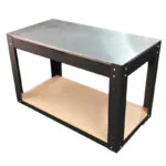 1_054800fd-8e49-48a5-a9b5-44e93f3bbab4-1 | Securadeal Clip fit Workbench Additional Top 430 Stainless Steel 12mm Thick 1200mm X 450mm Premium Storage Workshop from Clip fit