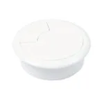 Roco Round Cable Management Deskcounter Port White 64mm   Premium Handles from Roco