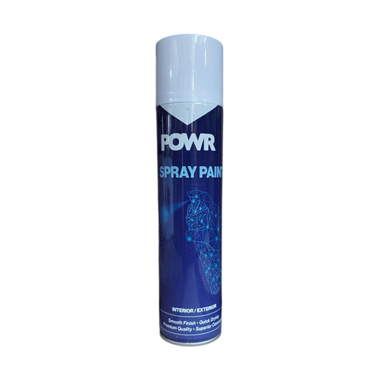 POWR Spray Paint STD 300ml Tin White Matt - Premium Spray Paint from POWR - Just R 53! Shop now at Securadeal