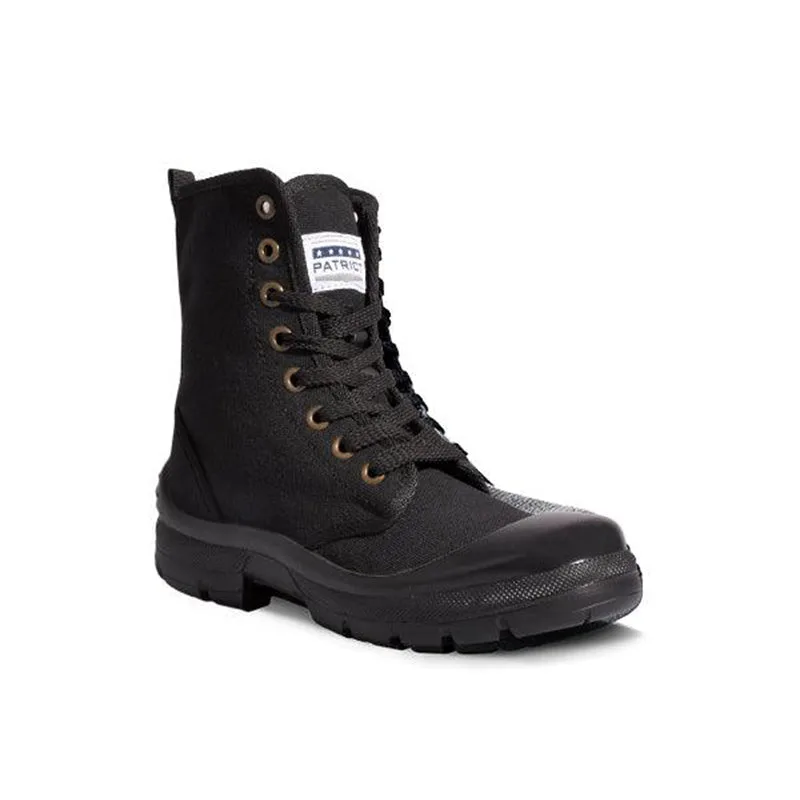 1_24623284-f8d8-4781-8bc0-c8351b8fb9b5 | Securadeal Patriot Black Canvas Security Boot Soft Toe Premium Work Boots from Patriot Just R 365 Shop Now at Securadeal