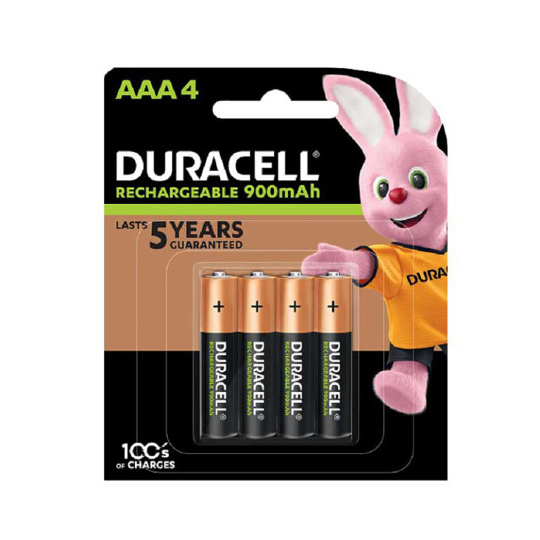 DURACELL Battery Rechargeable AAA 900mAh ( Pack of 4 ) - Premium Battery from Duracell - Just R 293.53! Shop now at Securadeal