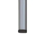 1_2f7fe043-ffdc-4363-9537-be5150bdb441 | Securadeal Roco Worktop Table Leg Satin Chrome 870mm X 80mm Premium Handles from Roco