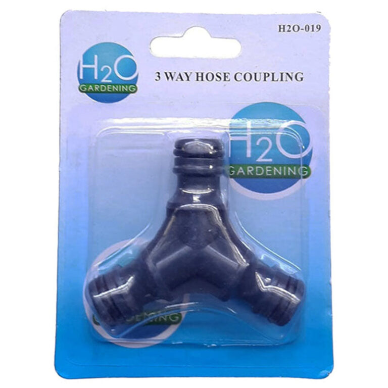 H20 Garden Hose Coupling 3 Way Split Water Flow - Premium Garden Hose from H20 - Just R 13! Shop now at Securadeal