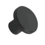 Roco Flat Button Drawer Knob Matt Black 30mm  5 Pack    Premium Drawer Knobs from Roco