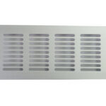 Roco Aluminium Airvent Silver 400mm X 80mm   Premium Hardware from Roco   Just R 76 Shop Now at Securadeal