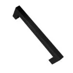 Roco Cupboard Handle Bar Hollow Square Matt Black 160mm   Premium Handles from Roco