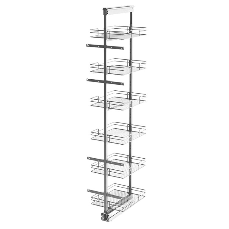 ROCO Pull Out Pantry Chrome 1700mm - 1900mm - Premium Hardware from ROCO - Just R 6200! Shop now at Securadeal