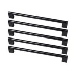 1_901ab095-ea65-4682-96bd-75ca1f95a73b | Securadeal Roco Cupboard Handle Aries Matt Black 192mm 5 Pack Premium Handles from Roco