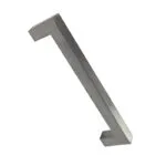 Roco Cupboard Handle Bar Hollow Square Stainless Steel 128mm X 12mm   Premium Handles from Roco