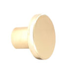 Roco Flat Button Drawer Knob Brushed Brass 30mm  5 Pack    Premium Hardware from Roco   Just R 185 Shop Now at Securadeal
