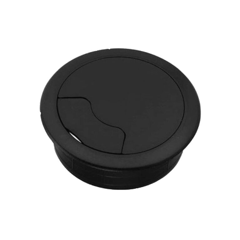 ROCO Round Cable Management Desk/Counter Port Black 64mm - Premium Hardware from ROCO - Just R 4! Shop now at Securadeal