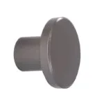 Roco Flat Button Drawer Knob Dark Grey 30mm   Premium Drawer Knobs from Roco