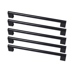 ROCO Cupboard Handle Aries Matt Black 352mm ( 5 Pack ) - Premium Hardware from ROCO - Just R 335! Shop now at Securadeal