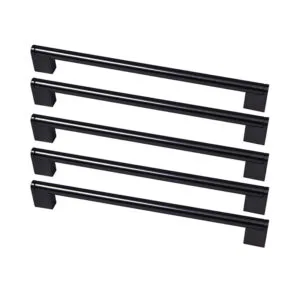 ROCO Cupboard Handle Aries Matt Black 352mm ( 5 Pack ) - Premium Hardware from ROCO - Just R 335! Shop now at Securadeal