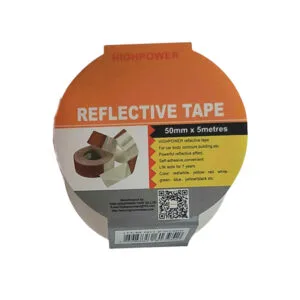 HIGHPOWER Reflective Adhesive Safety Tape Red & White 50mm x 5m - Premium Tape from HIGHPOWER - Just R 80! Shop now at Securadeal