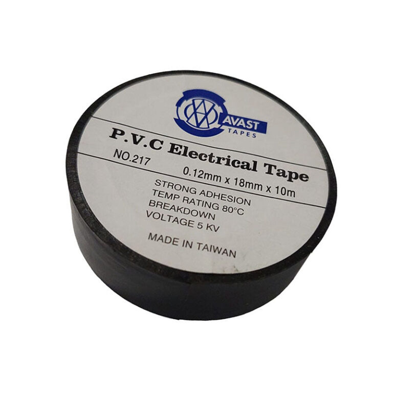 AVAST PVC Insulation Tape Black 10m - Premium Tape from AVAST - Just R 9.84! Shop now at Securadeal