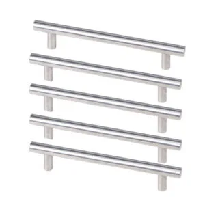 ROCO Cupboard Handle Bar Hollow Stainless Steel 96mm x 12mm ( 5 Pack ) - Premium Hardware from ROCO - Just R 48! Shop now at Securadeal