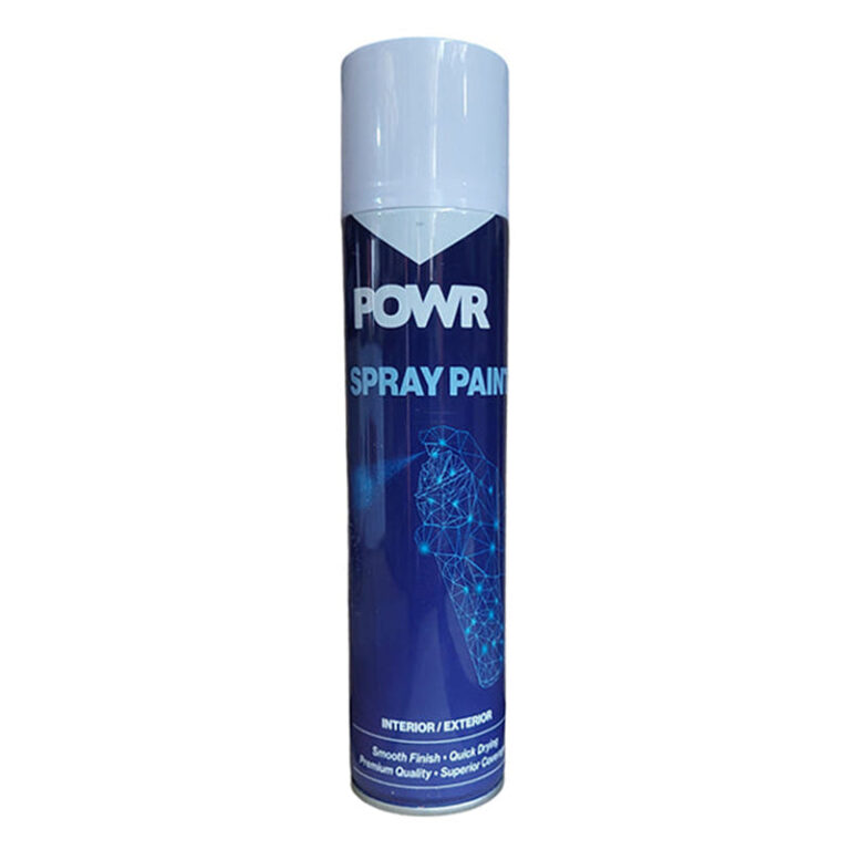 POWR Spray Paint STD 300ml Tin White Gloss - Premium Spray Paint from POWR - Just R 53! Shop now at Securadeal