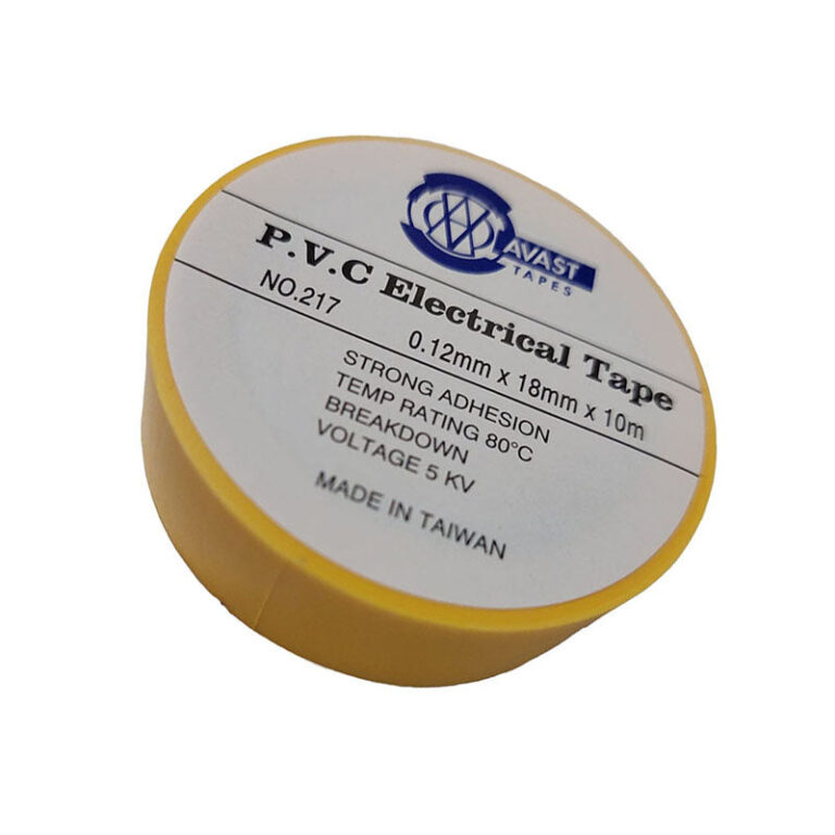 AVAST PVC Insulation Tape Yellow 10m - Premium Tape from AVAST - Just R 9.84! Shop now at Securadeal