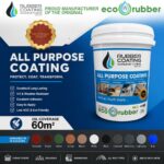 1e19ef3b-2250-4ab5-9fb1-ddd16d5620ef | Securadeal All purpose Coating Bucket from Rubber Coating Manufacturing with 20l Capacity and 60m² Coverage Showing Color Swatches terracotta Brown Green Tuscan Biscuit White Black Charcoal Dark Grey Light Grey Blue