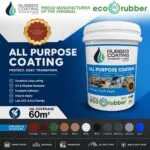 1e19ef3b-2250-4ab5-9fb1-ddd16d5620ef | Securadeal All purpose Coating Bucket from Rubber Coating Manufacturing with 20l Capacity and 60m² Coverage Showing Color Swatches terracotta Brown Green Tuscan Biscuit White Black Charcoal Dark Grey Light Grey Blue