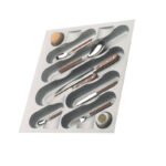 2_1feda4db-8a88-4ff7-9171-249299eff4cc | Securadeal Roco Cutlery Tray Metallic Grey 500mm Unit Premium Hardware from Roco Just R 265 Shop Now at Securadeal