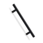 2_231c877b-6a52-4894-a0ab-5fbbd369ef6b | Securadeal Roco Cupboard Handle Bar Hollow Black 160mm X 12mm Premium Hardware from Roco Just R 12 Shop Now at Securadeal