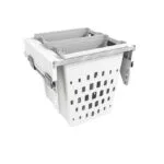 2_43f29064-20bf-4021-a368-ec634d460f8c | Securadeal Roco Pull out Laundry Bin 600mm Base White 80 Litre Premium Bins Buckets from Roco