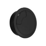 Roco Round Cable Management Deskcounter Port Black 64mm   Premium Hardware from Roco   Just R 4 Shop Now at Securadeal