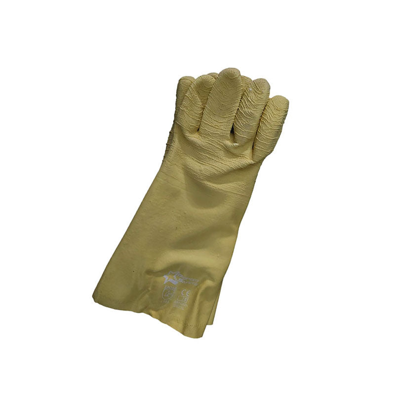 2_6446ef98-f13d-4989-8994-21d06692b604 | Securadeal PIONEER Gloves Latex Crinkle Yellow Comarex Full Dip Gaunt Elbow 35cm - Premium Gloves from Pioneer - Just R 110! Shop now at Securadeal
