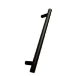 Roco Cupboard Handle Bar Hollow Black 256mm X 12mm   Premium Handles from Roco