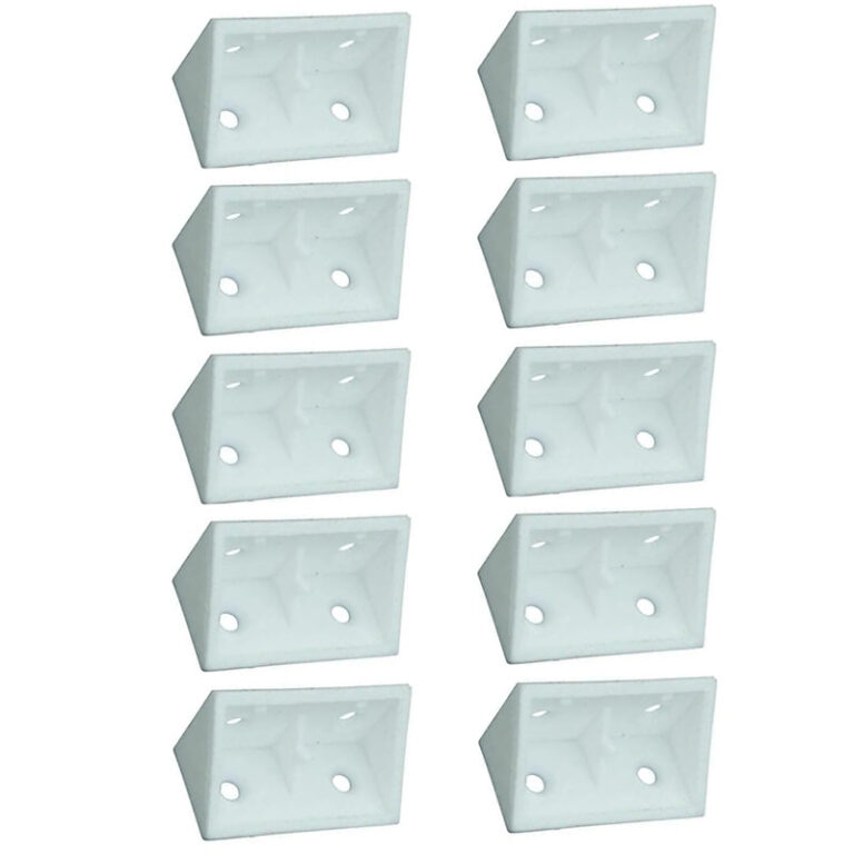 ROCO Prepack Double Bracket With Lids White ( 10 Per Pack ) - Premium Hardware from ROCO - Just R 10! Shop now at Securadeal
