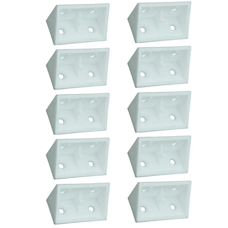 ROCO Prepack Double Bracket With Lids White ( 10 Per Pack ) - Premium Hardware from ROCO - Just R 10! Shop now at Securadeal