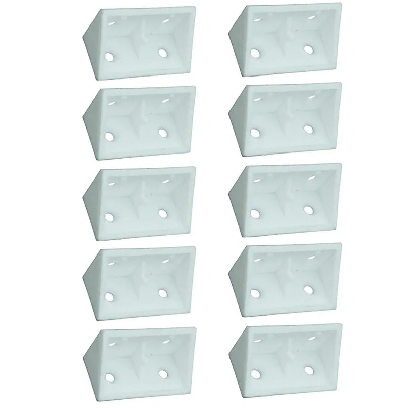 2_7ccdd741-f9bf-444f-8c80-28ab82a9e221 | Securadeal Roco Prepack Double Bracket with Lids White 10 Per Pack Premium Hardware from Roco Just R 10 Shop Now at Securadeal