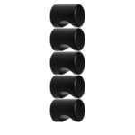 2_8aa43ed2-8f72-44df-90a5-ed3a39e46f72 | Securadeal Roco Cylindrical Drawer Knob Matt Black 20mm 5 Pack Premium Hardware from Roco Just R 140 Shop Now at Securadeal