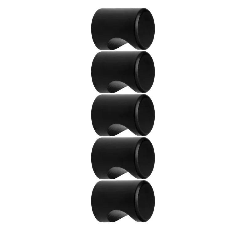 2_8aa43ed2-8f72-44df-90a5-ed3a39e46f72 | Securadeal Roco Cylindrical Drawer Knob Matt Black 20mm 5 Pack Premium Drawer Knobs from Roco