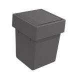 2_9fadb3fd-0a41-4652-8959-26e421868d5d | Securadeal Roco Onda Door Mounted Bin Orion Grey 5 Litre Premium Bins Buckets from Roco