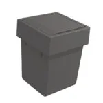 2_9fadb3fd-0a41-4652-8959-26e421868d5d | Securadeal Roco Onda Door Mounted Bin Orion Grey 5 Litre Premium Bins Buckets from Roco
