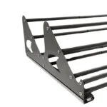 Roco Adjustable Shoe Rack Grey 704mm X 405mm X 107mm   Premium Cupboard Handles from Roco