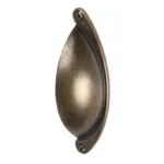 2_b17f6a85-ae63-42f1-ac68-9a2c8c740466 | Securadeal Roco Cupboard Buttercup Handle Antique Brass 64mm Premium Handles from Roco