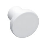 Roco Flat Button Drawer Knob White 30mm   Premium Hardware from Roco   Just R 38 Shop Now at Securadeal