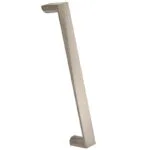 Roco Flat Square Cupboard Handle Satin Chrome 128mm   Premium Handles from Roco
