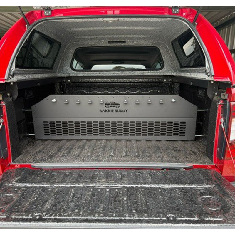 2_e6f26c4b-a499-41ac-b6a1-2f78dcec8ea3-1 - Securadeal BAKKIE BUDDY Premium Loading Bay Separator & Organizer Black Powder Coated 1420mm - Premium Vehicle Storage from BAKKIE BUDDY - Just R 2695! Shop now at Securadeal