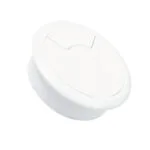 Roco Round Cable Management Deskcounter Port White 64mm   Premium Handles from Roco