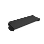 3 | Securadeal Long Black Metal Rectangular Rail with Angled End Brackets and Visible Screws a Mounting Component