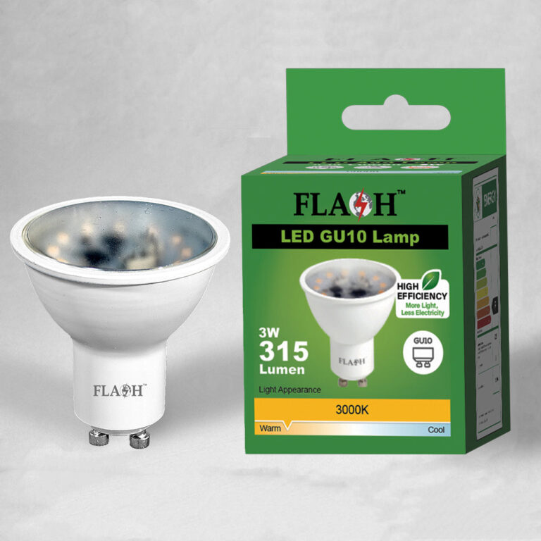 FLASH High-Efficiency 3W LED GU10 Lamp 120D (10 Pack) - Premium Light Bulbs from FLASH - Just R 154! Shop now at Securadeal